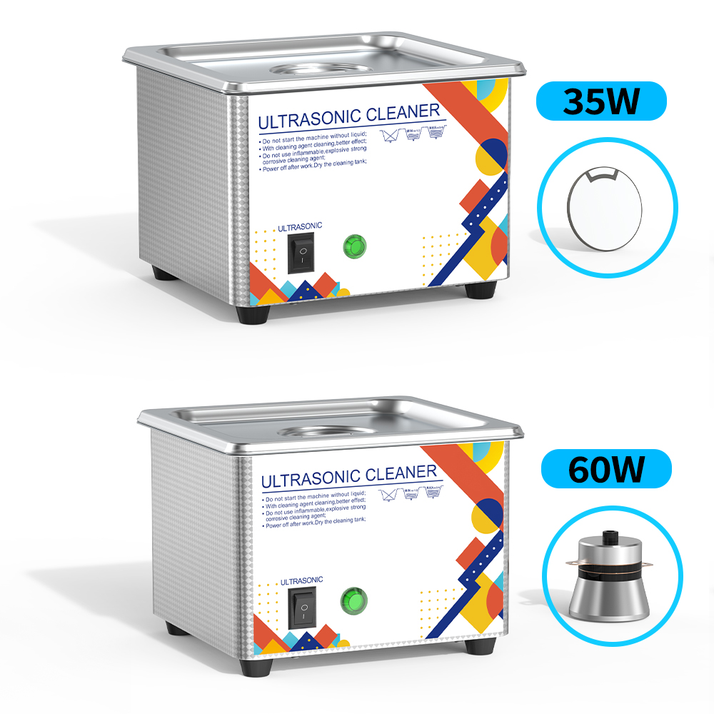 Kitchen Appliances Bath - 60W Ultrasonic Cleaner 1L High Frequency