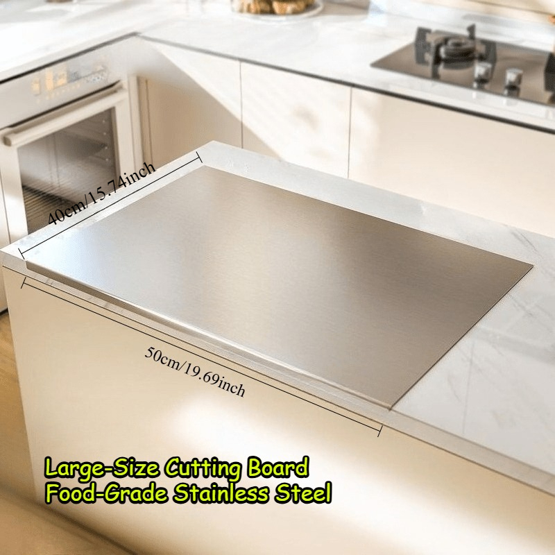 Kitchen Appliances Large - Large Foldable Stainless Steel Cutting Board,
