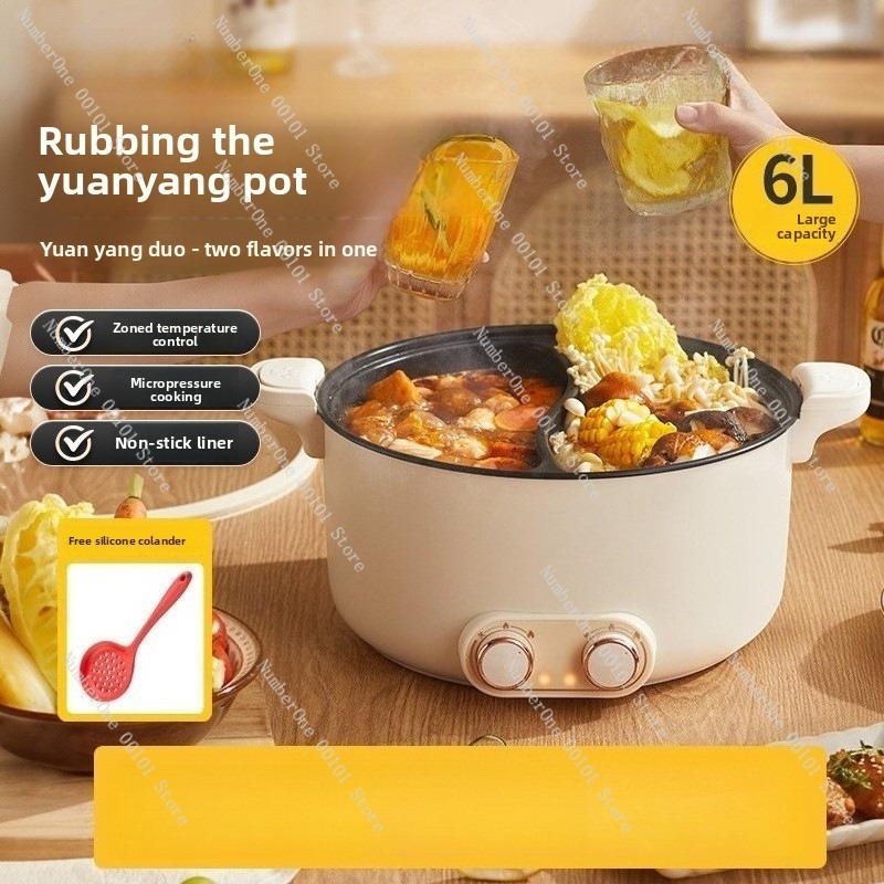 6L 8L Double Pot Electric Hot  - Kitchen Appliances Large ulasan dan harga