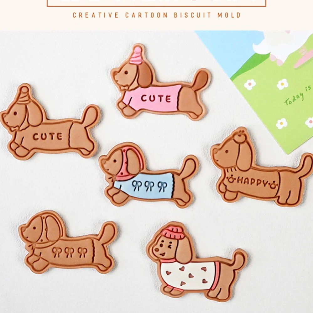 Cookie Mold Stamp Cartoon Saus - Kitchen Appliances Baking ulasan dan harga