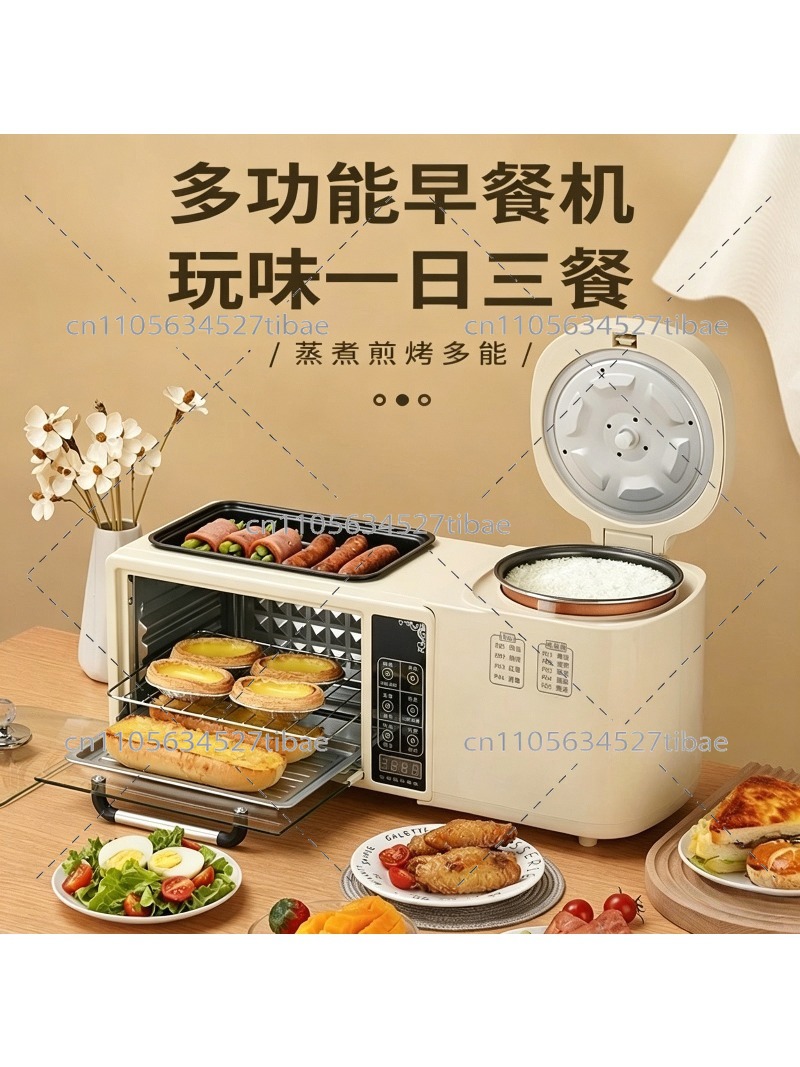 4-in-1 Breakfast Machine Elect - Hot Pot Electric ulasan dan harga