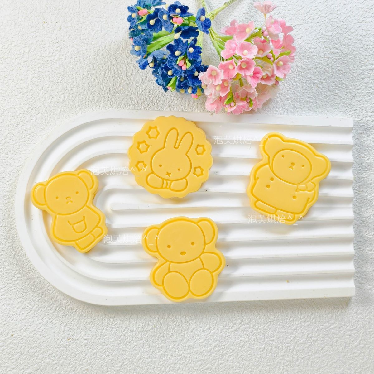 Cute 3D Press Cookie Mold with - Kitchen Appliances Baking ulasan dan harga