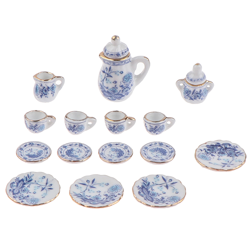 15Pcs 1:12 Miniature Porcelain - Kitchen Appliances For Kids ulasan dan harga