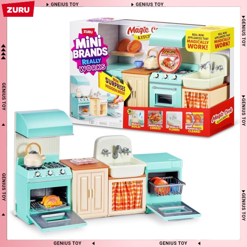 Zuru Mini Brands Magic Cook Ki - Kitchen Appliances For Kids ulasan dan harga