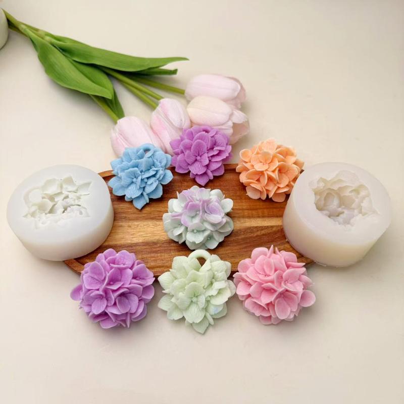 ●Hydrangea Flower Silicone Mol - Kitchen Appliances Baking ulasan dan harga
