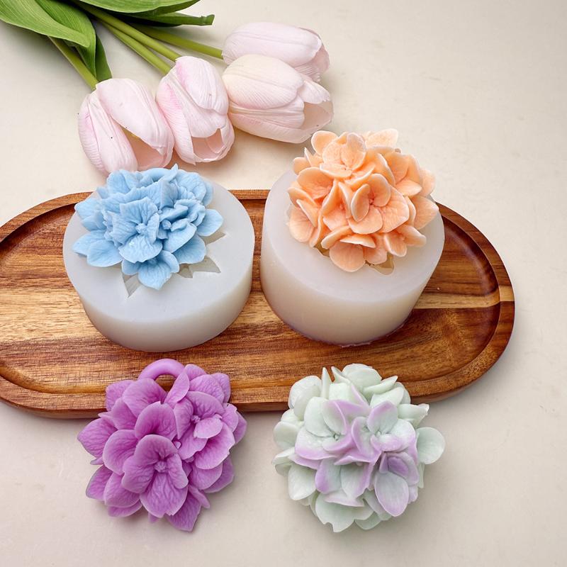 ●Hydrangea Flower Silicone Mol - Kitchen Appliances Baking ulasan dan harga