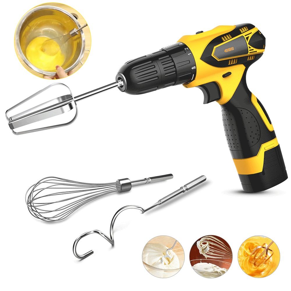 Stainless Steel Egg Beater Mix - Hand Mixer Electric ulasan dan harga