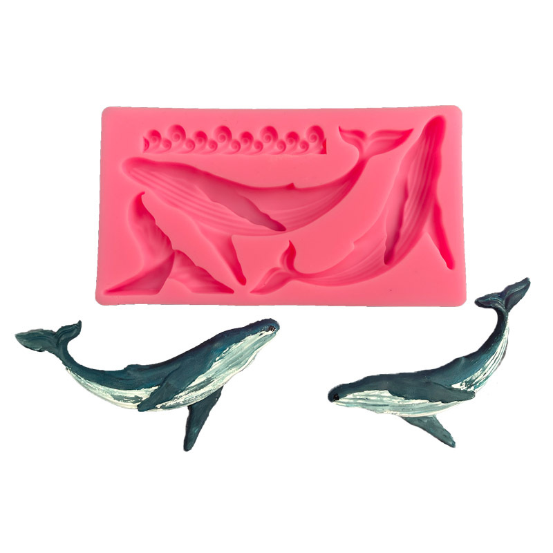 DIY Whale Silicone Mold Ocean  - Kitchen Appliances Baking ulasan dan harga