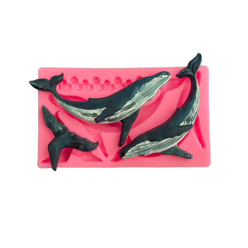 DIY Whale Silicone Mold Ocean  - Kitchen Appliances Baking ulasan dan harga
