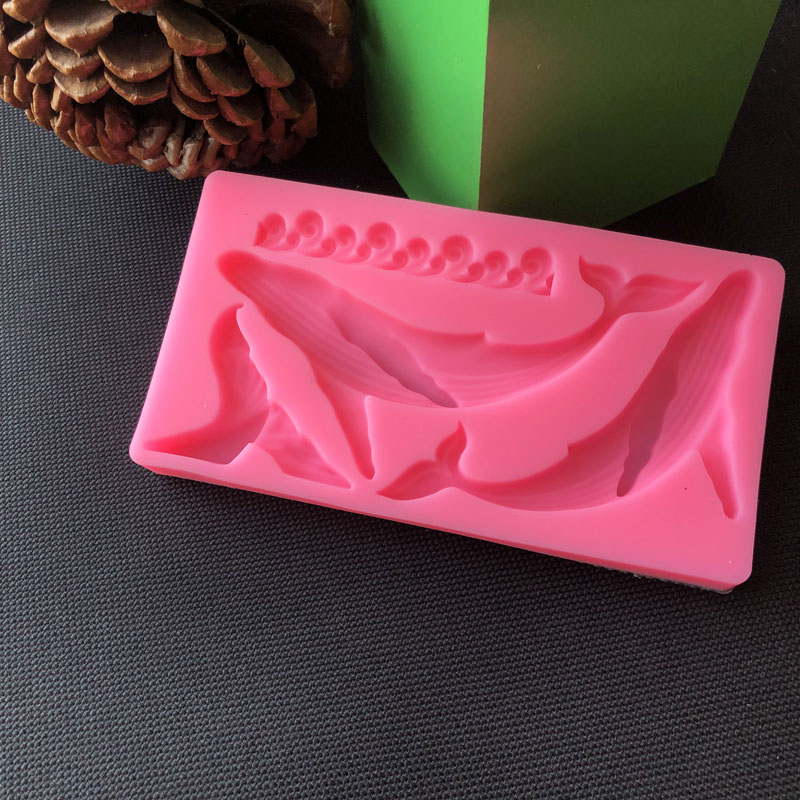 DIY Whale Silicone Mold Ocean  - Kitchen Appliances Baking ulasan dan harga