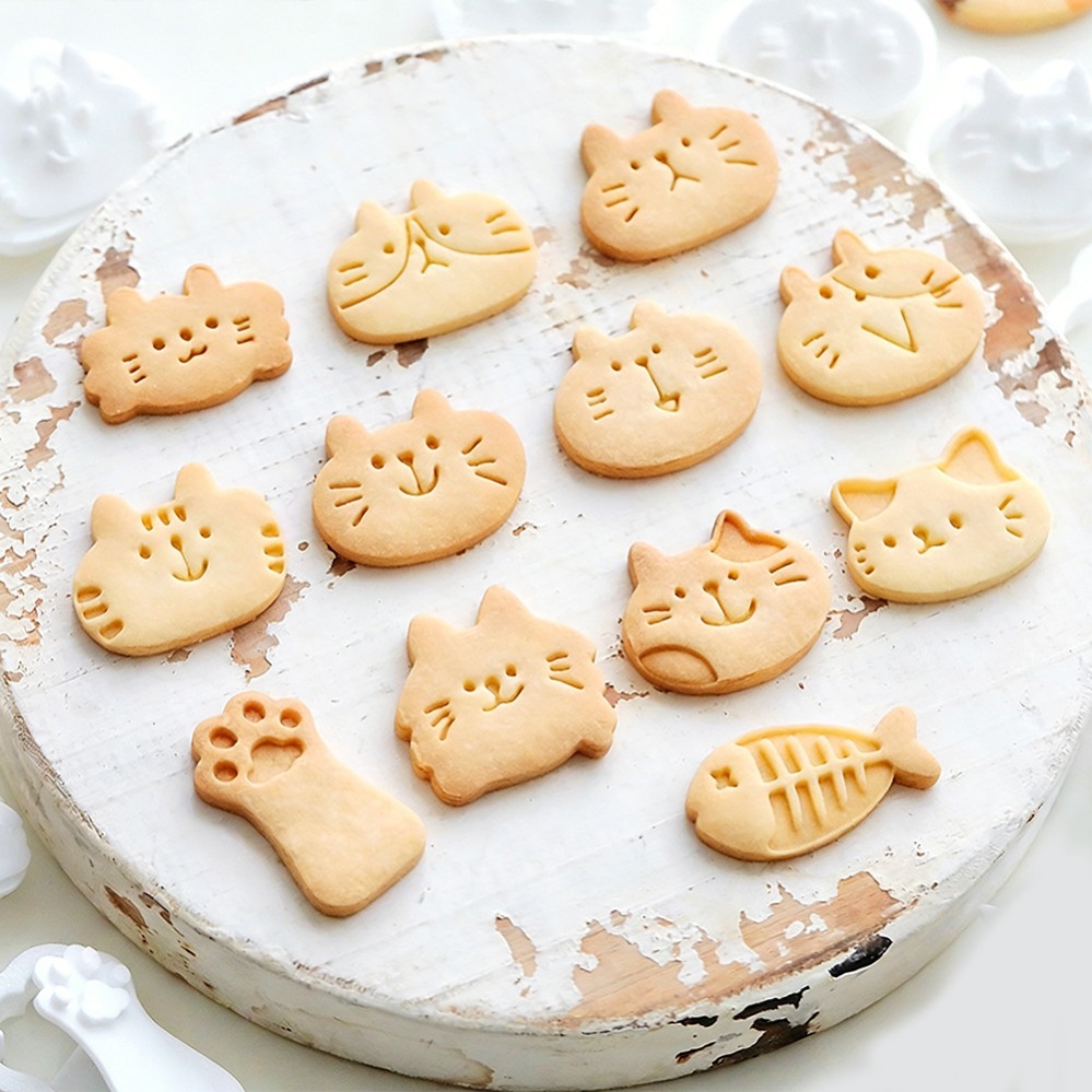 Cute Kitten DIY Stamp Cookie C - Kitchen Appliances Baking ulasan dan harga
