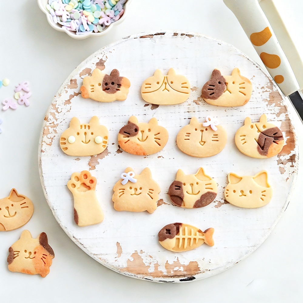 Cute Kitten DIY Stamp Cookie C - Kitchen Appliances Baking ulasan dan harga