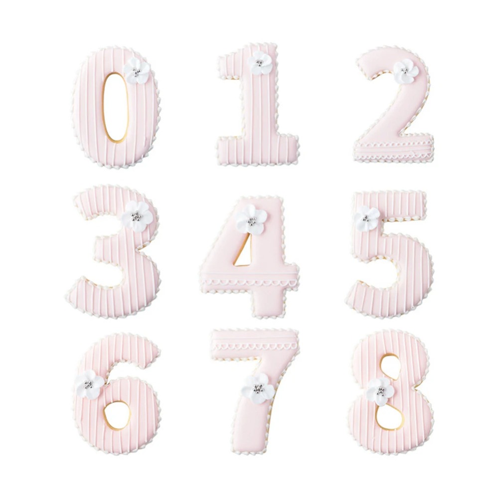 Large Numbers Cookie Cutters B - Kitchen Appliances Baking ulasan dan harga