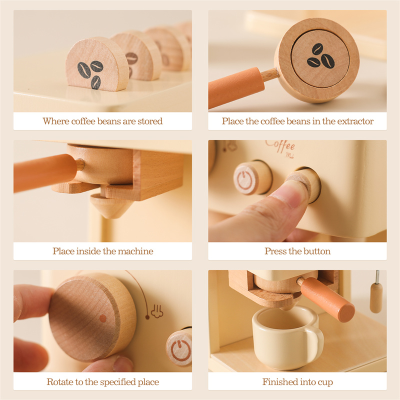 Kids Wooden Montessori Toy Set - Kitchen Appliances For Kids ulasan dan harga