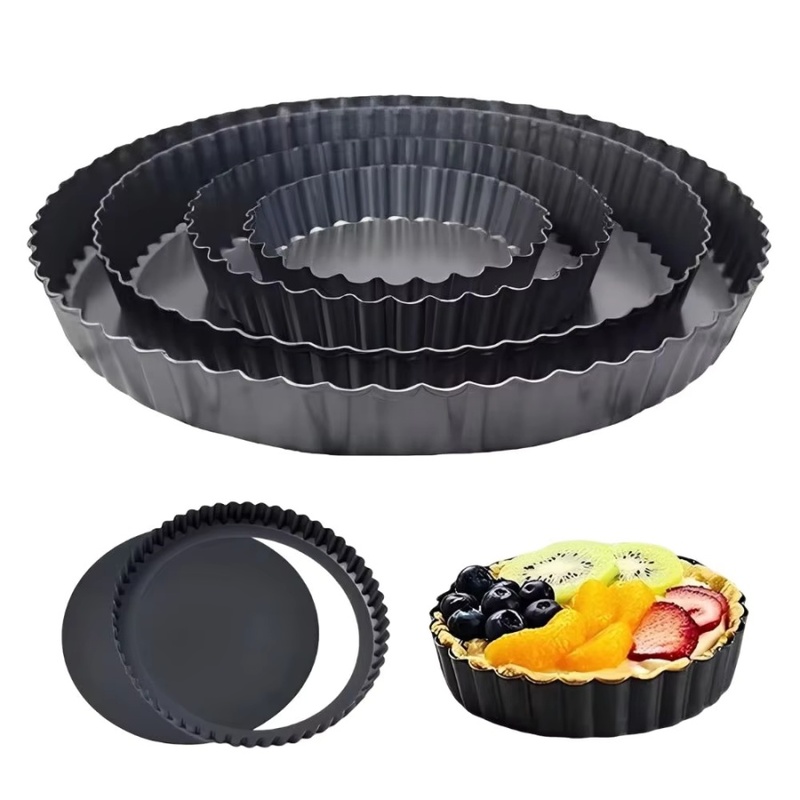 1pc Removable Bottom Fluted Ta - Kitchen Appliances Baking ulasan dan harga